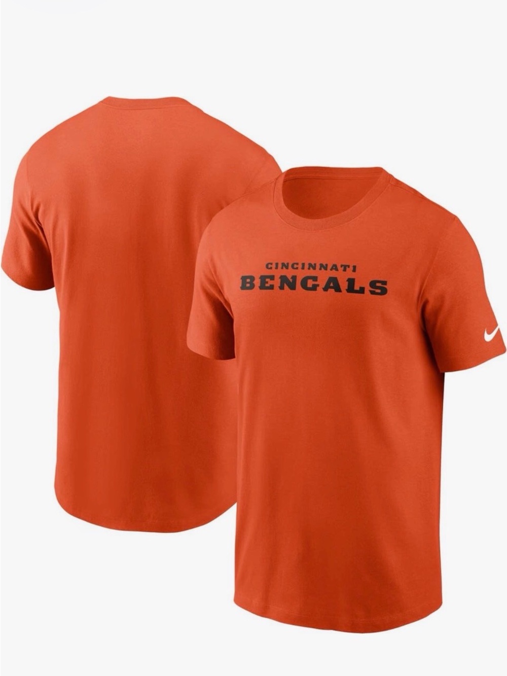 Nike Cincinnati Bengals Orange Graphic Tee Dri-Fit
